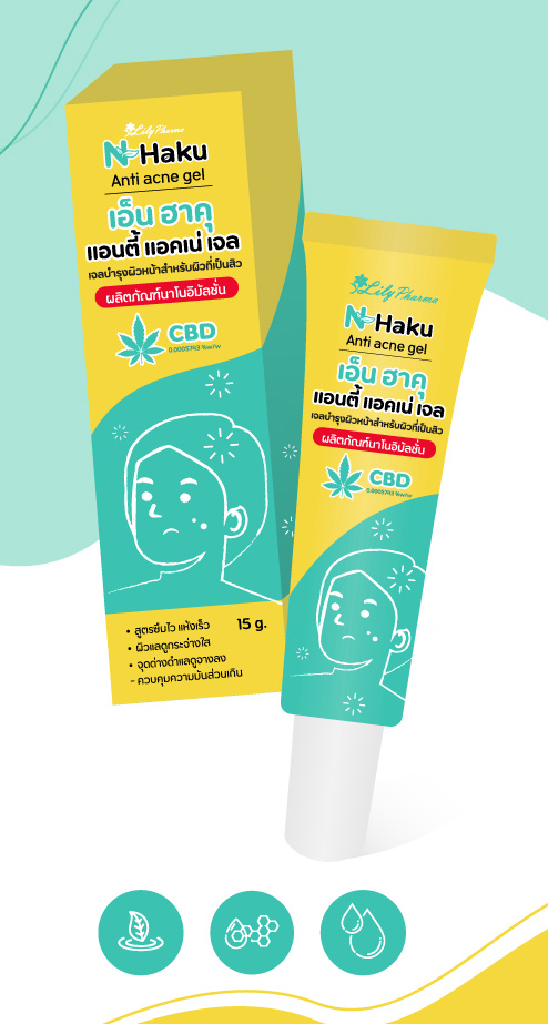 N Haku anti acne gel